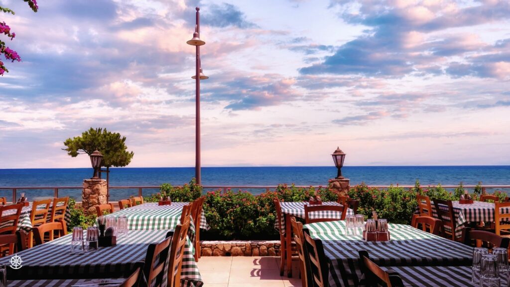 Sea restaurant in Cyprus