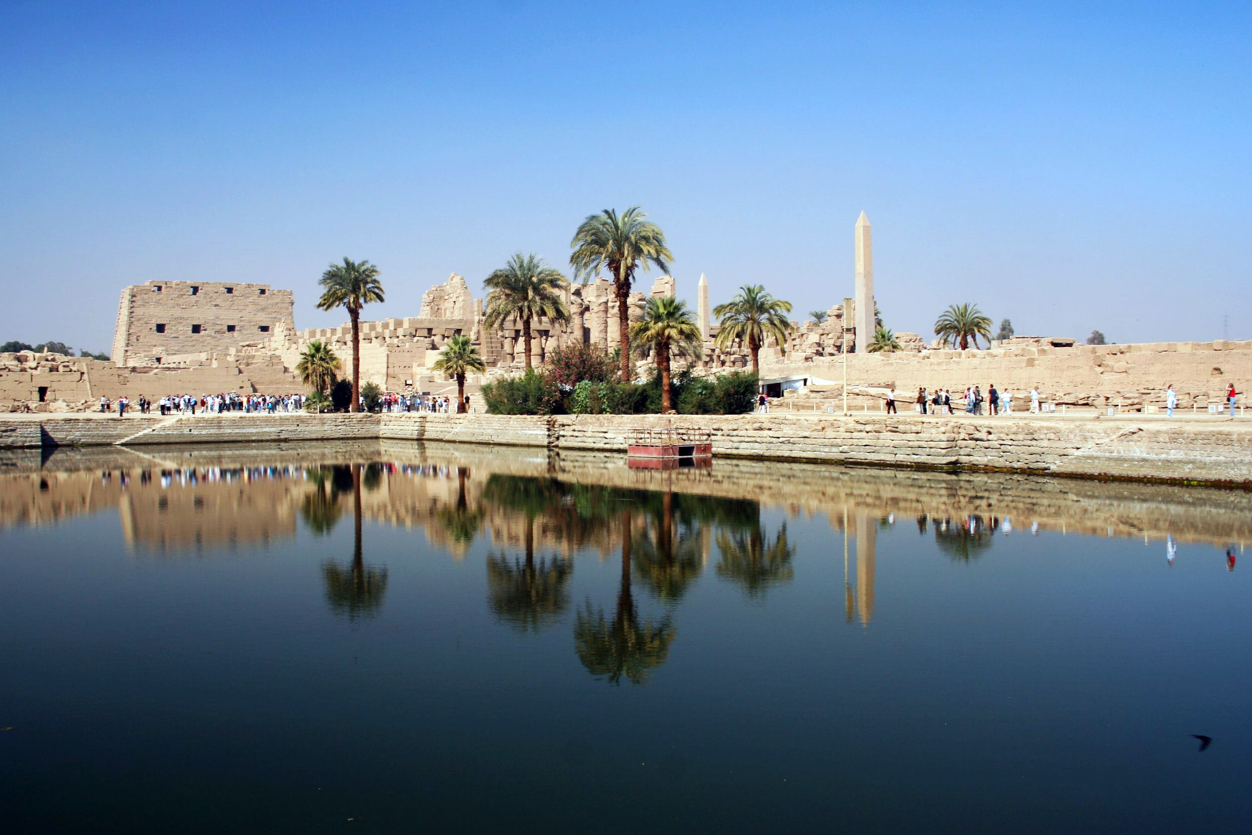 Sacred Lake in the Karnak Temple complex