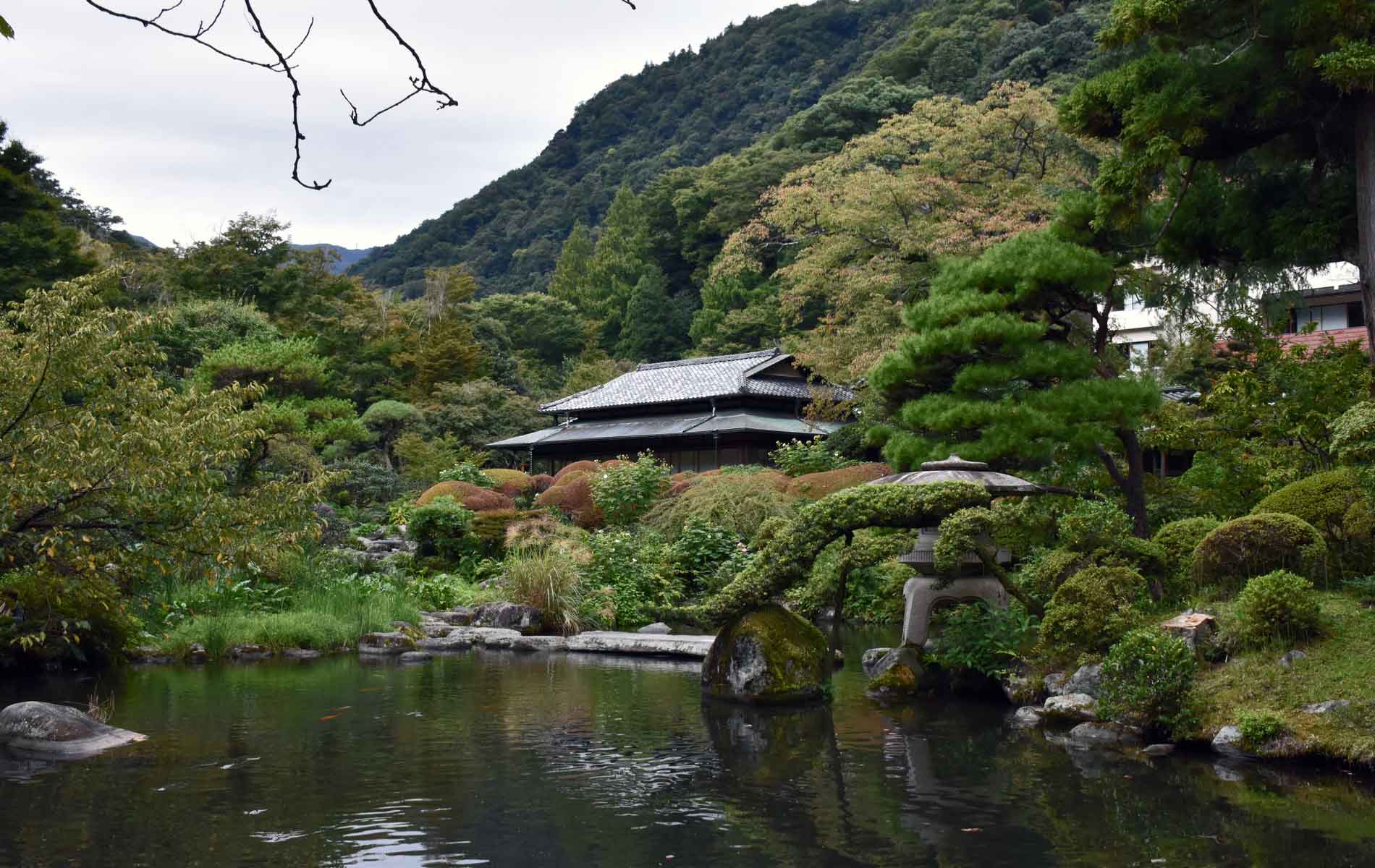 A traditional Japanese inn or Ryokan