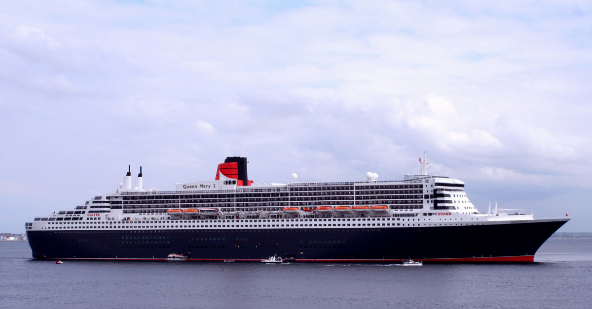Transatlantic ocean liner Queen Mary 2
